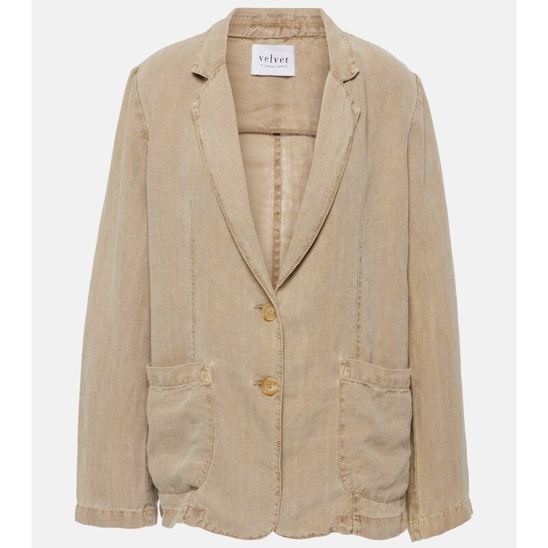 Velvet Lenny linen blazer