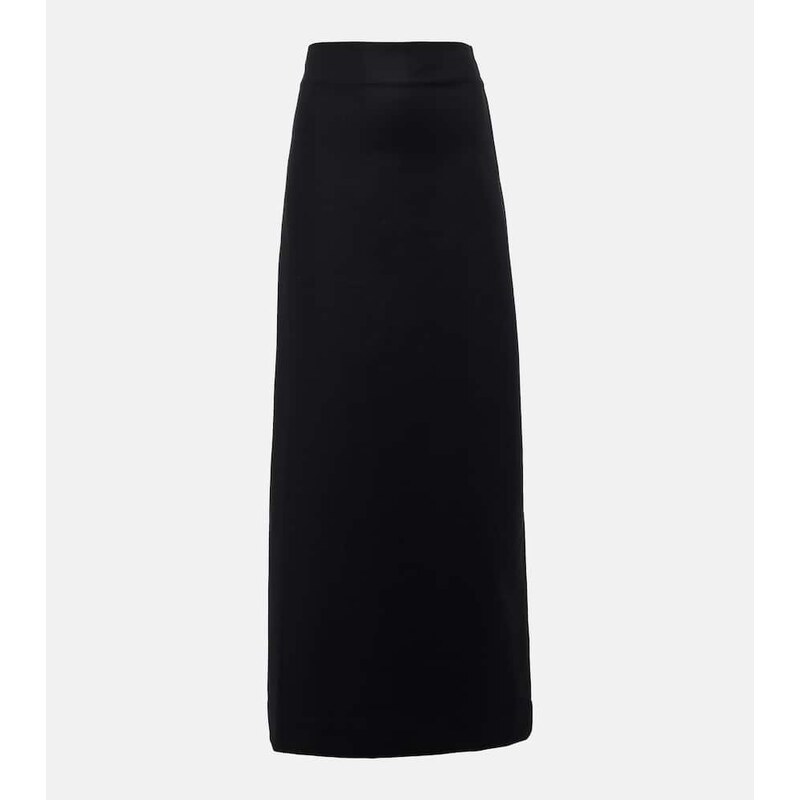 Adriana Degreas Cotton-blend maxi skirt