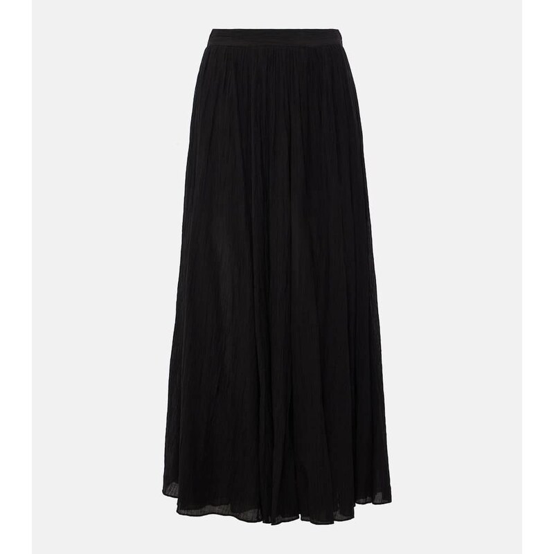 Toteme PlissÃ cotton-blend maxi skirt