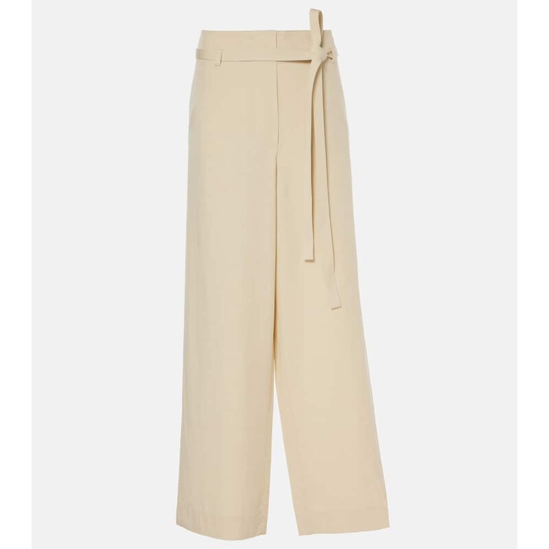 Toteme High-rise wide-leg pants
