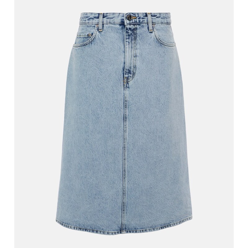 Toteme Denim midi skirt