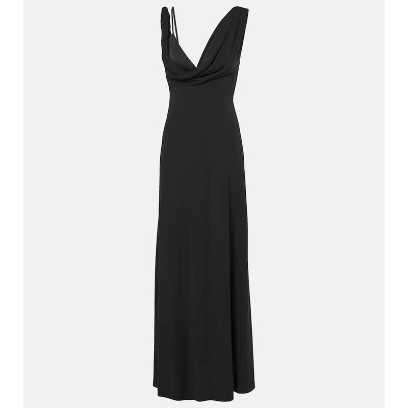 Toteme Twist draped crÃªpe jersey maxi dress