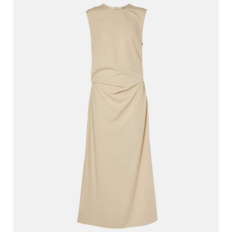 Toteme Tie-detail midi dress