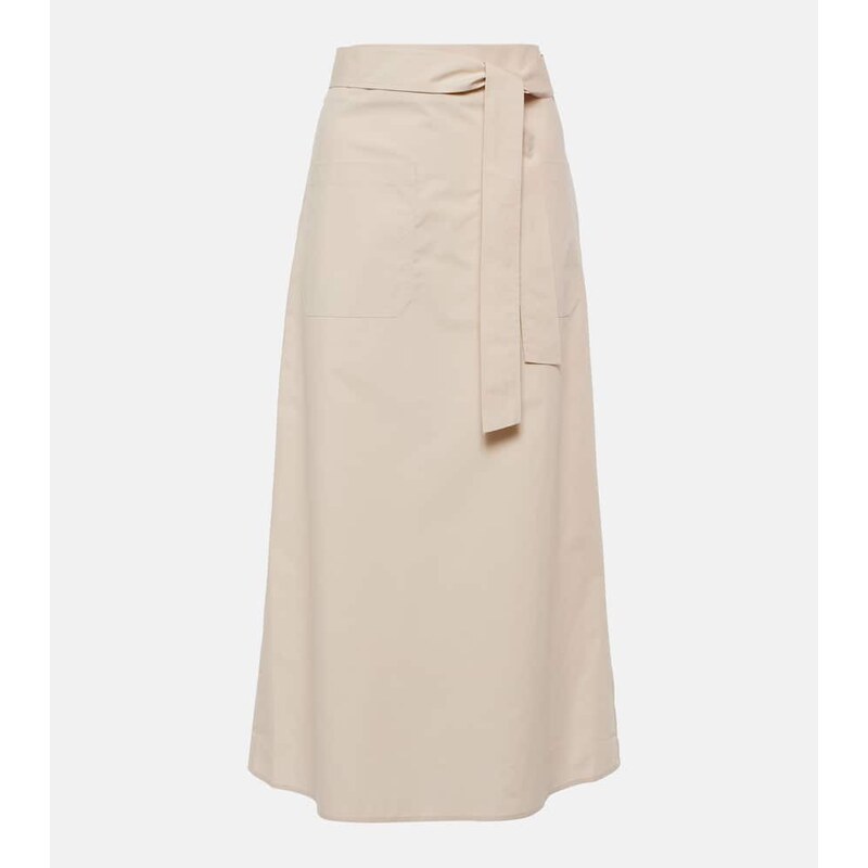 Toteme Cotton midi skirt