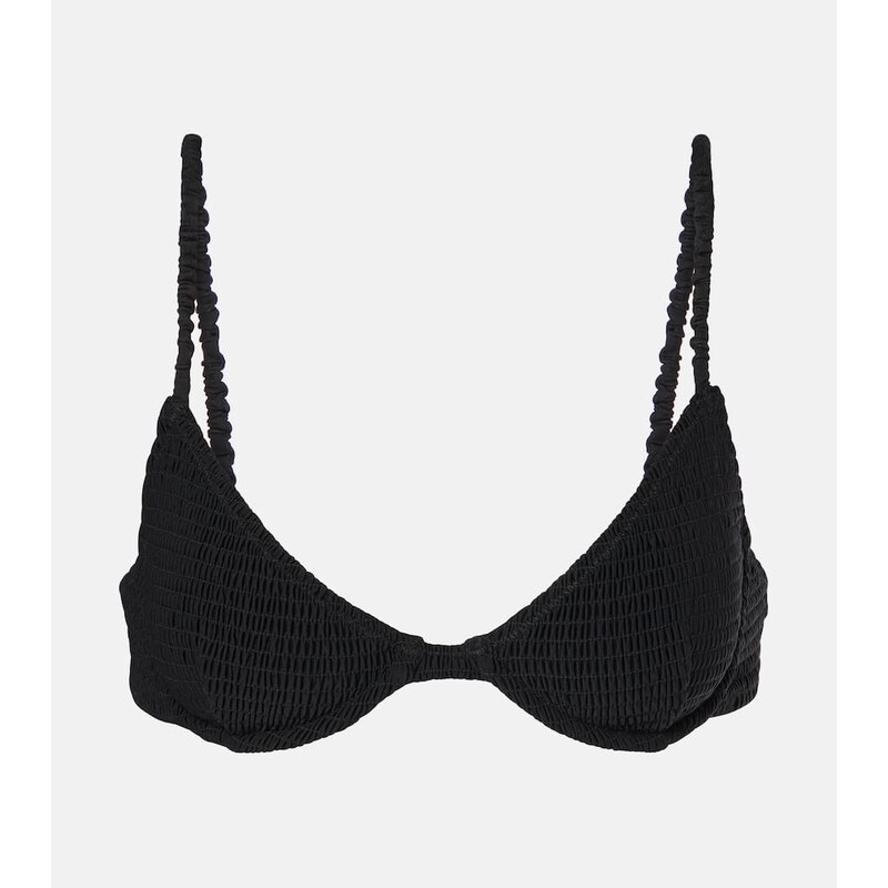 Toteme Smocked bikini top