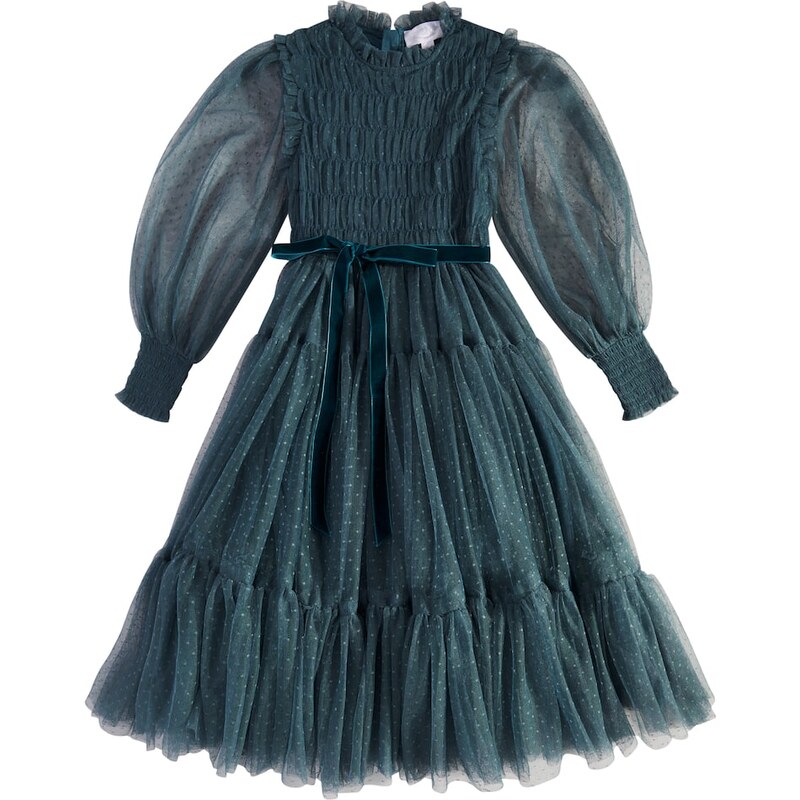 Cera Una Volta Diana shirred tulle dress