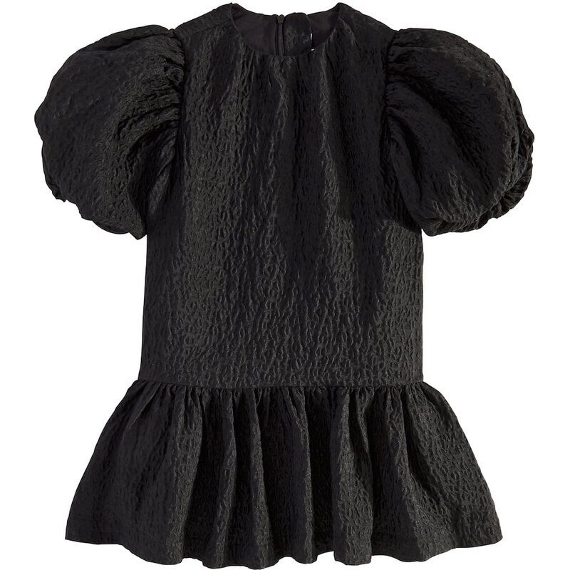 Cera Una Volta Koko puff-sleeve brocade dress