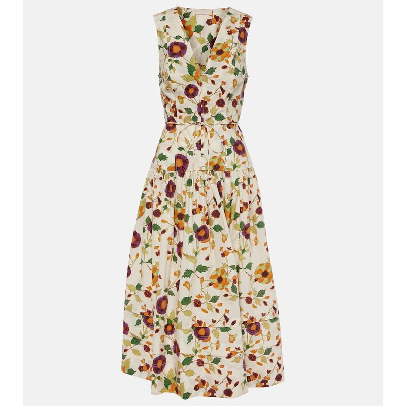 Ulla Johnson Kiran floral cotton midi dress