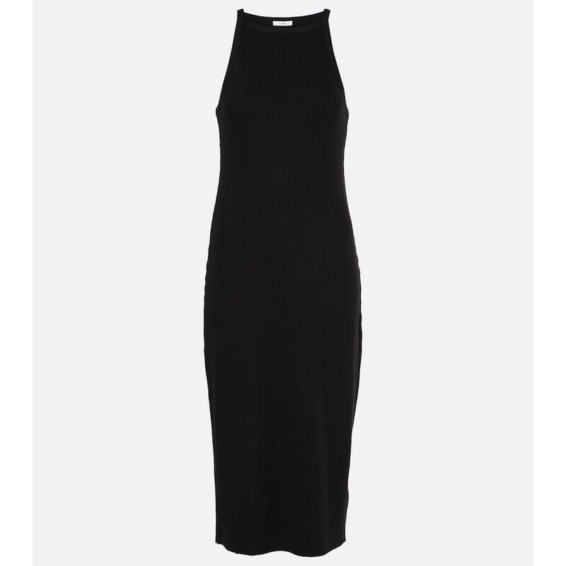 Vince Cotton-blend midi dress