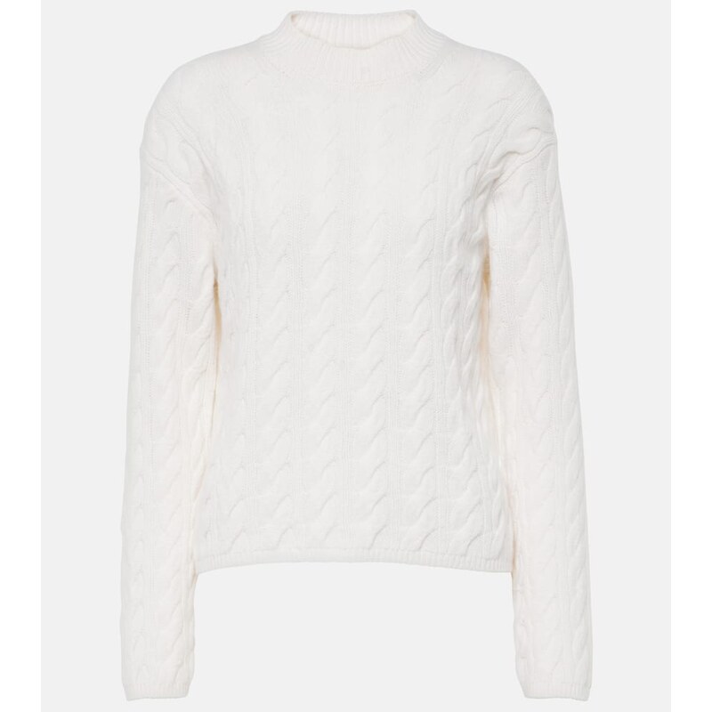Vince Cable-knit wool-blend sweater