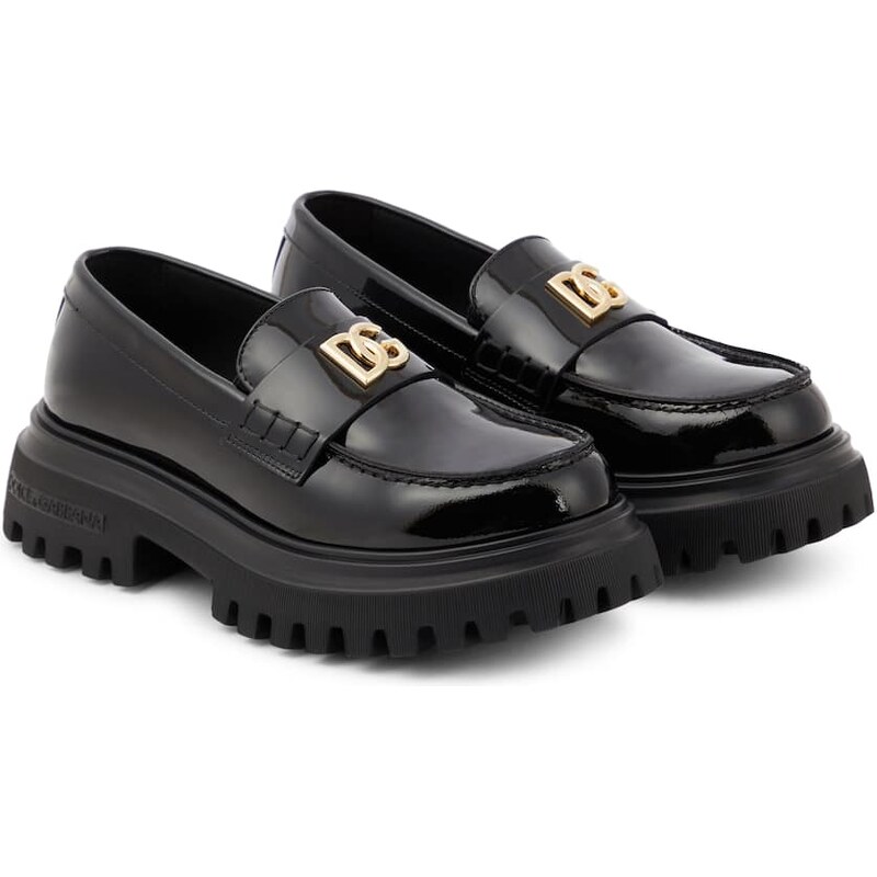 Dolce&Gabbana Kids Patent leather loafers