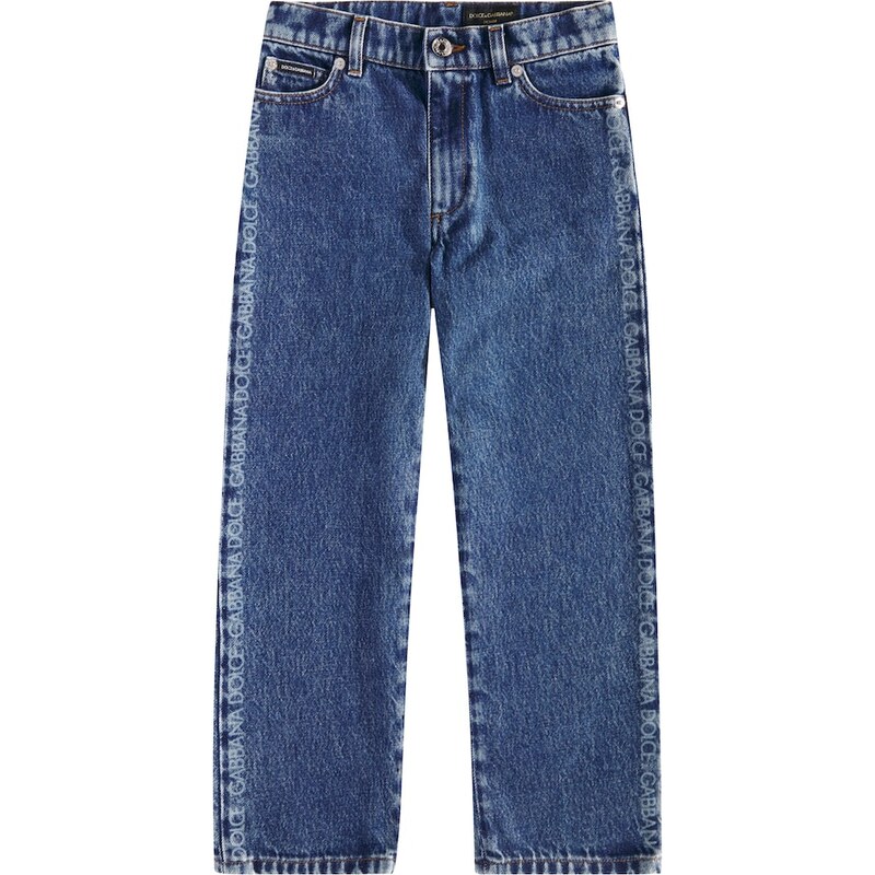 Dolce&Gabbana Kids Logo straight jeans