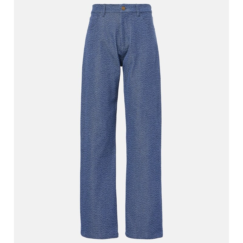 Tove Axel cotton-blend straight pants