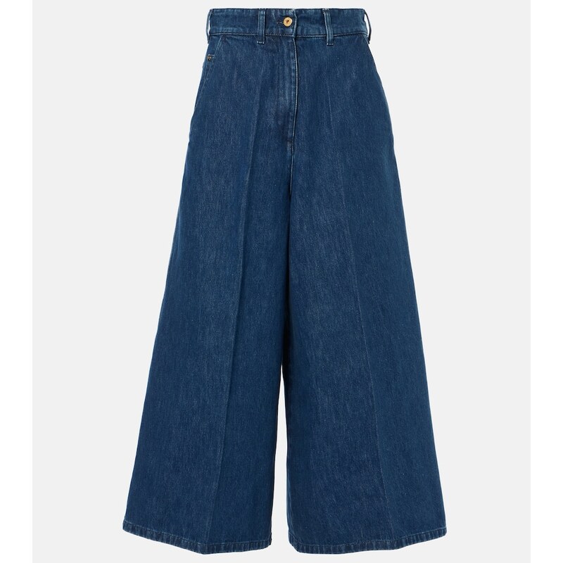 Patou High-rise wide-leg jeans