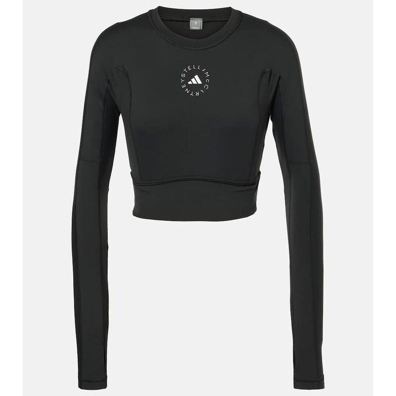 Adidas by Stella McCartney TrueStrength technical crop top