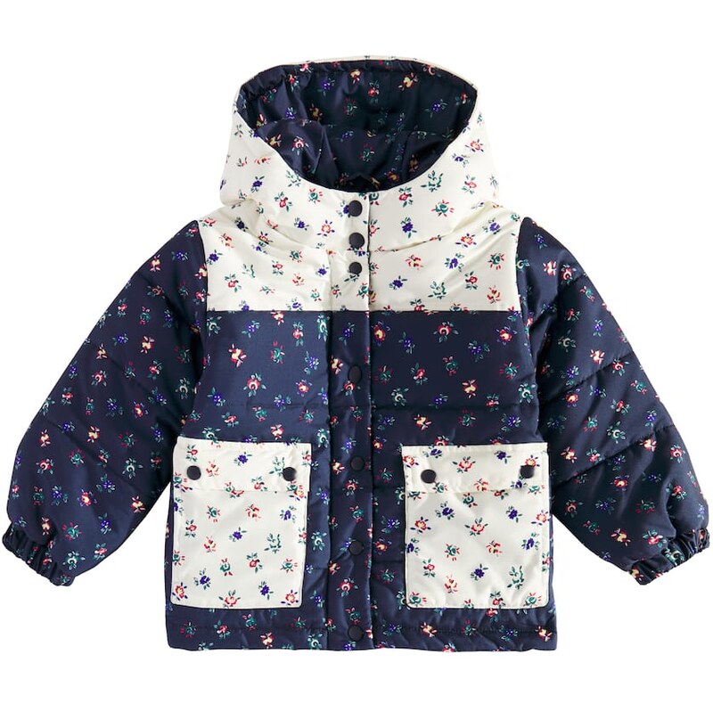 The New Society Heaven floral patchwork puffer jacket