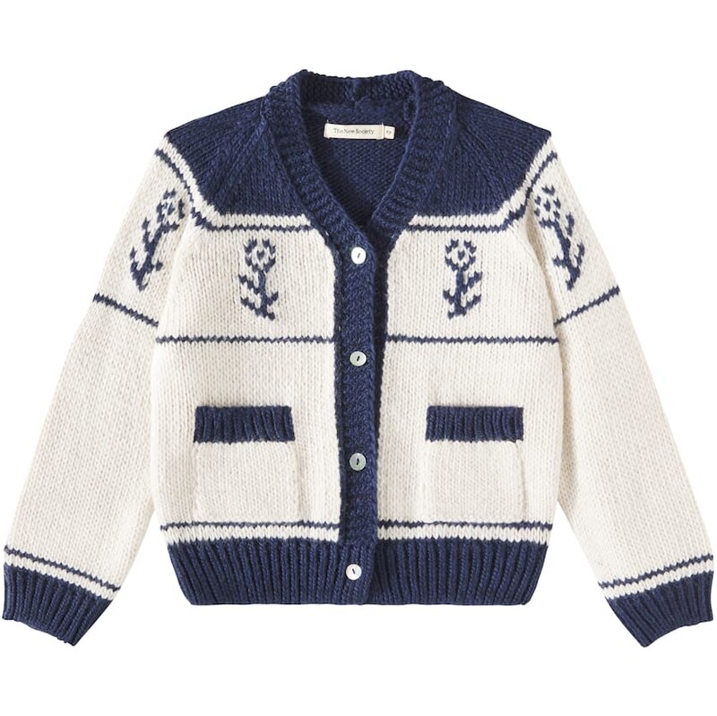 The New Society Osaka intarsia cardigan