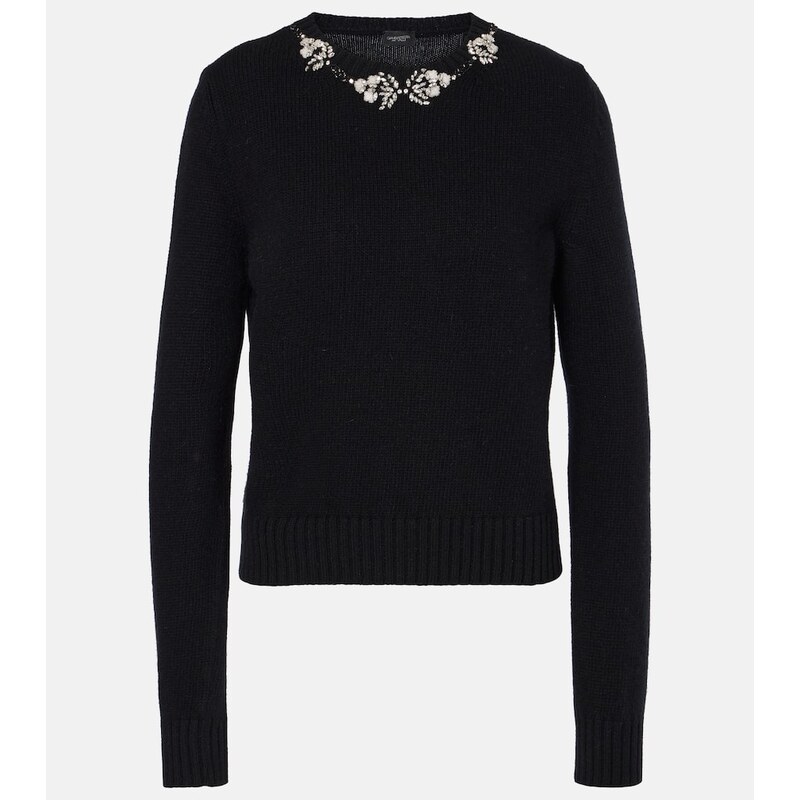 Giambattista Valli Embellished wool sweater