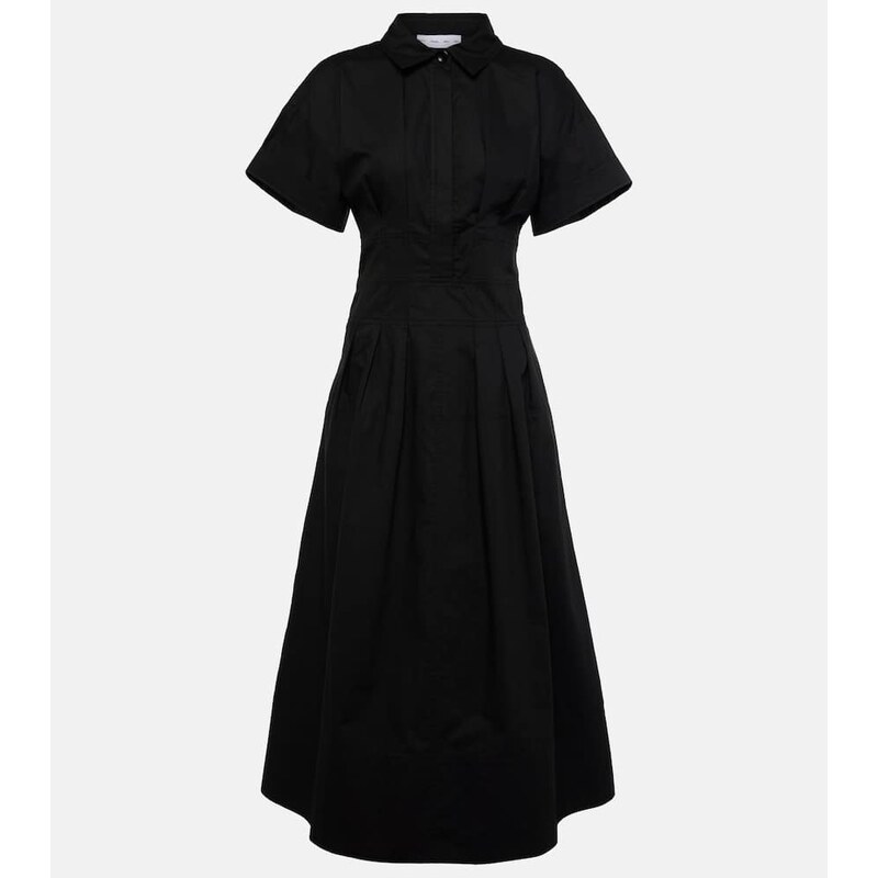 Proenza Schouler White Label Balston cotton poplin shirt dress