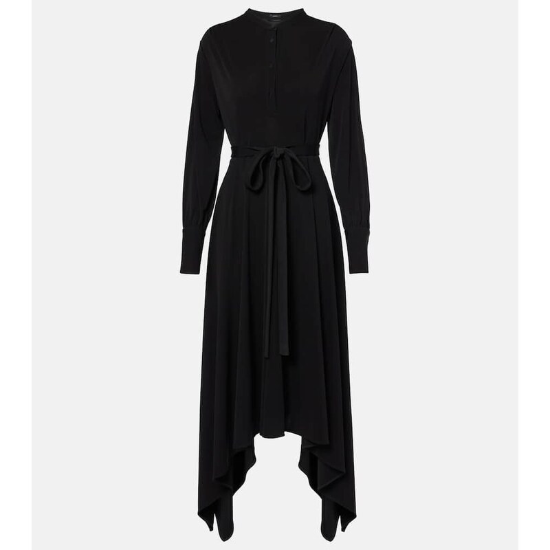 Joseph Asymmetric jersey midi dress
