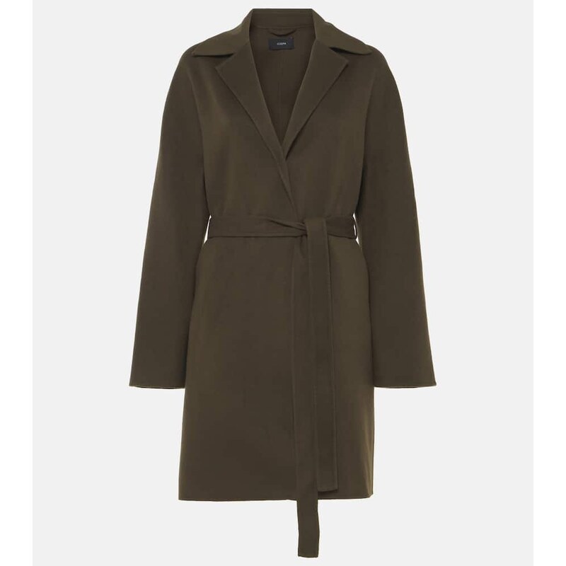Joseph Light Double Face Cranwood wool and silk coat