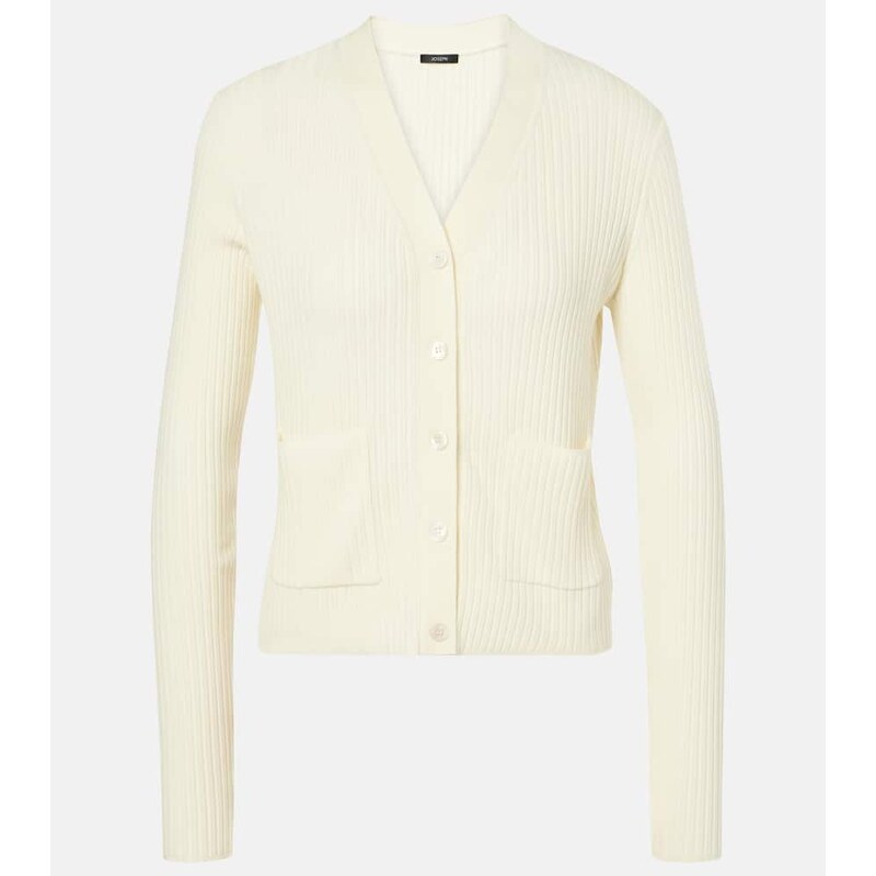 Joseph Ribbed-knit wool cardigan