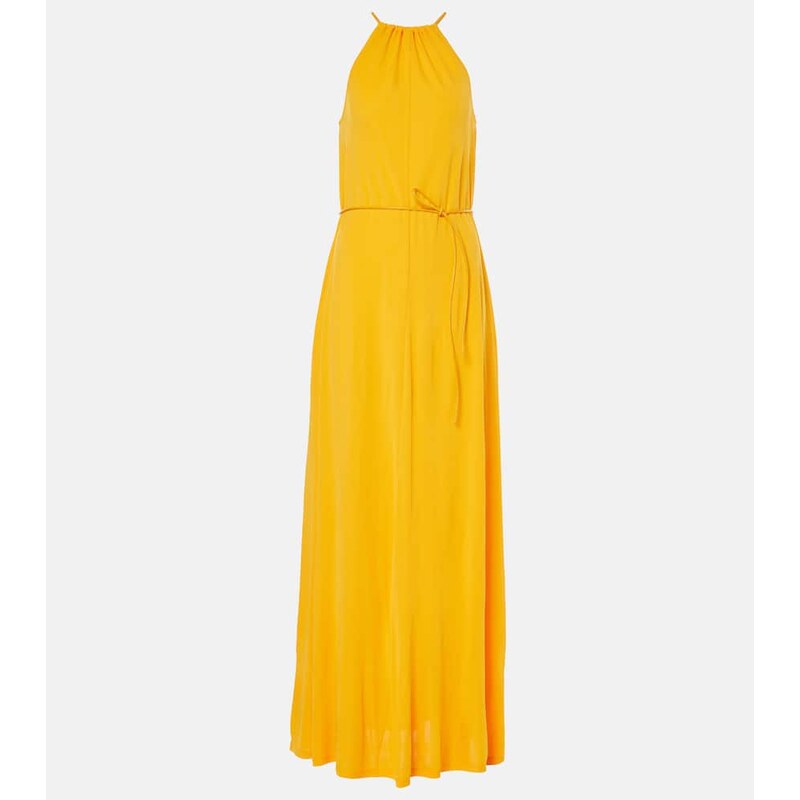 Proenza Schouler White Label Lenny belted jersey maxi dress