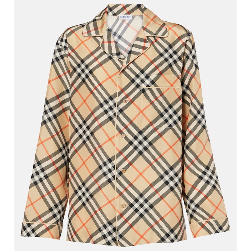 Burberry Knitted silk top