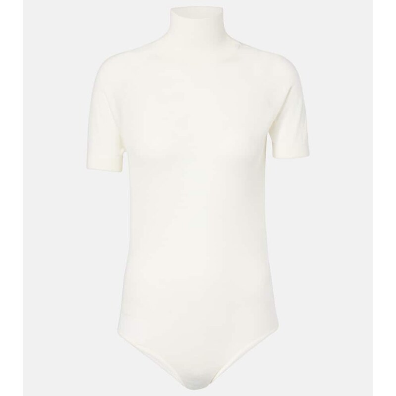 Alaia AlaÃ¯a Turtleneck wool bodysuit
