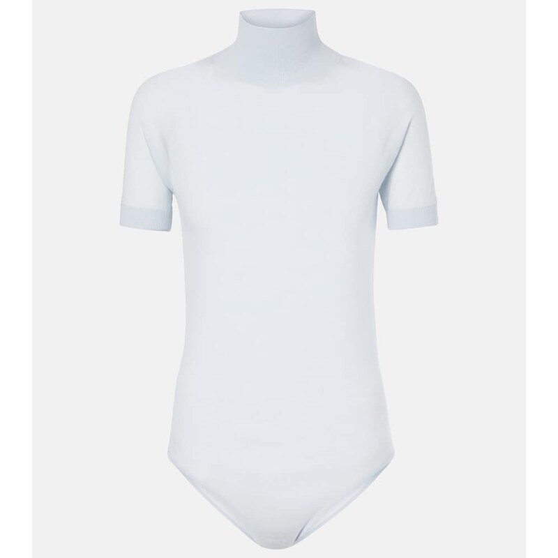 Alaia AlaÃ¯a Wool bodysuit