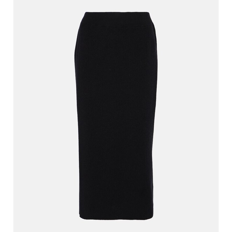 Brunello Cucinelli Wool, cashmere and silk midi skirt
