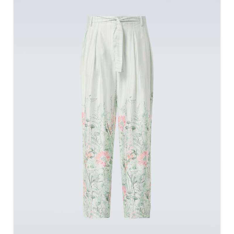 King & Tuckfield Grant floral wide-leg pants