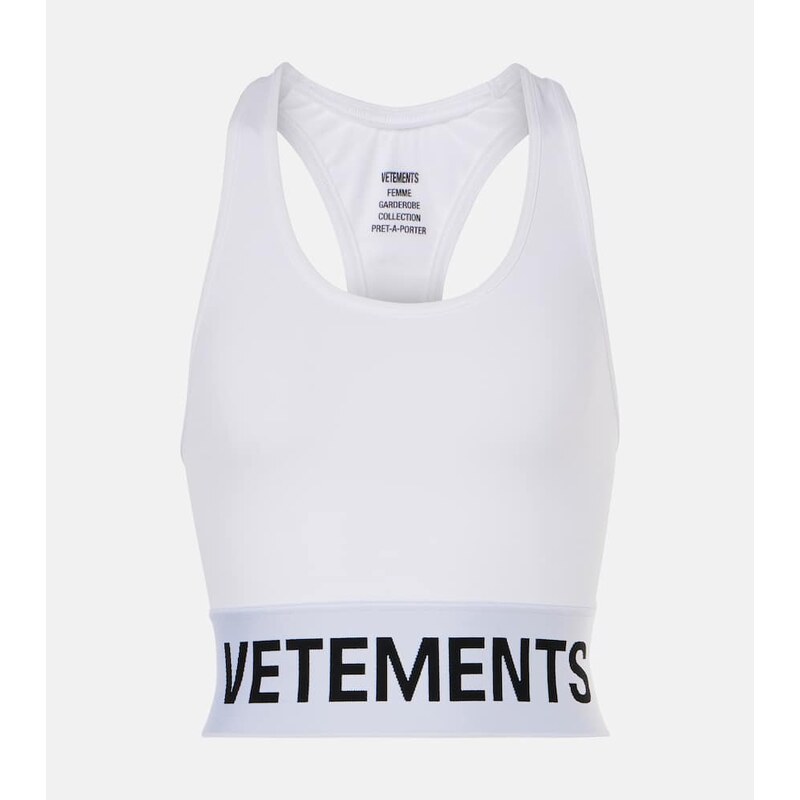 Vetements Logo sports bra