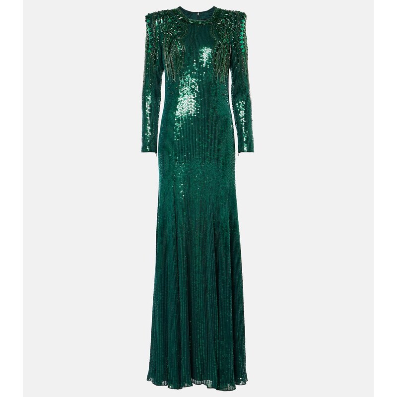 Jenny Packham Paloma embellished sequined gown
