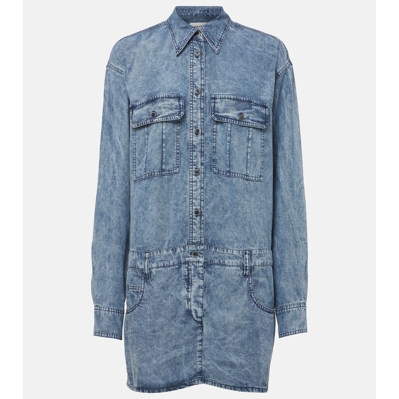 Marant Etoile Palvina denim shirt dress