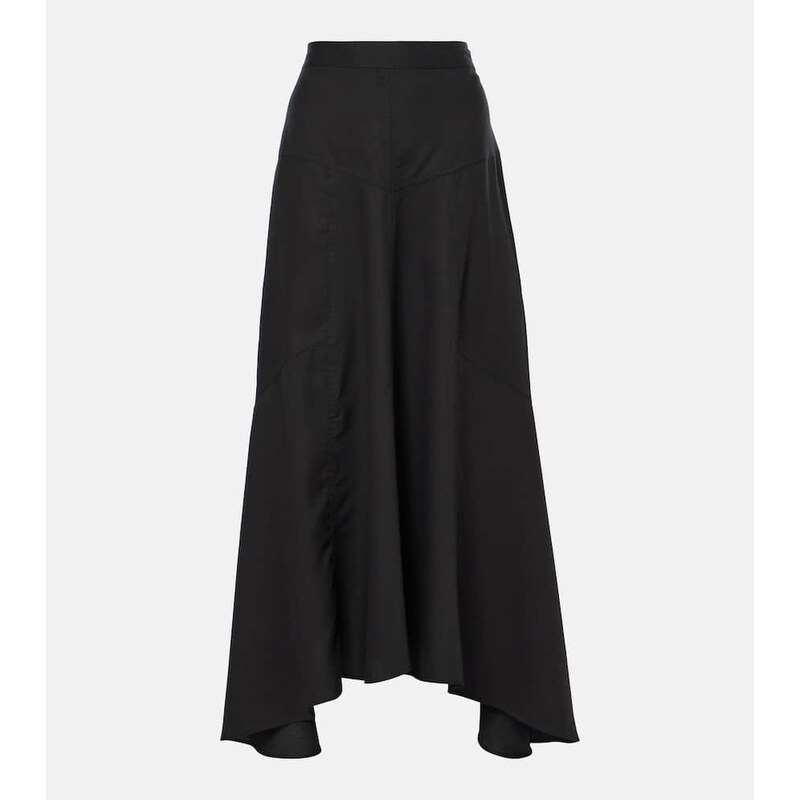Marant Etoile Alona asymmetric midi skirt