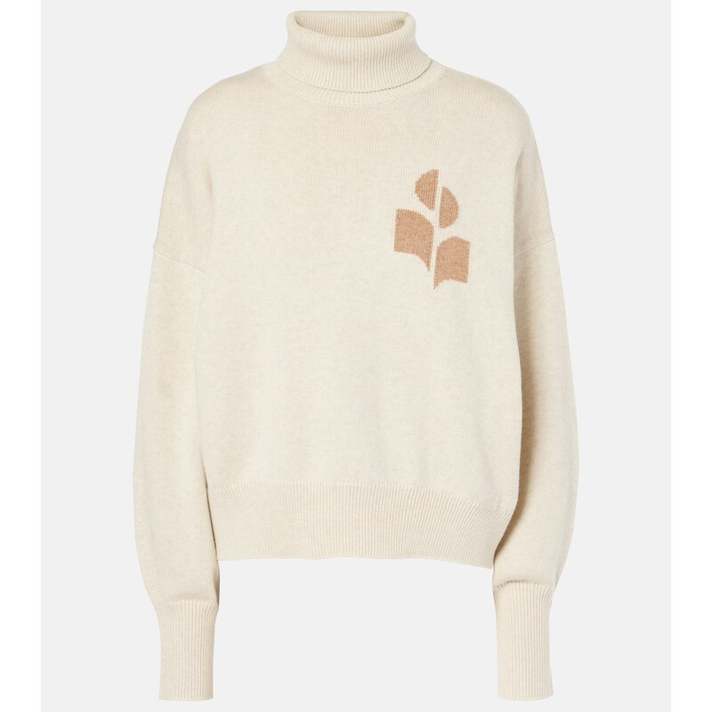 Marant Etoile Nash cotton and wool turtleneck sweater