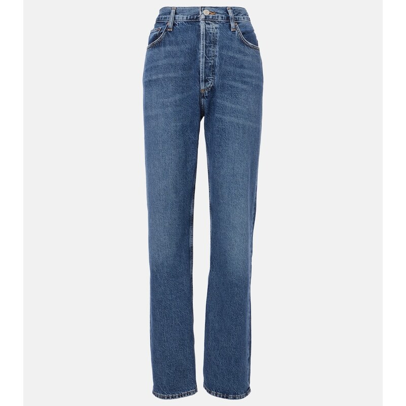 Agolde 90s Pinch Waist Long high-rise straight jeans
