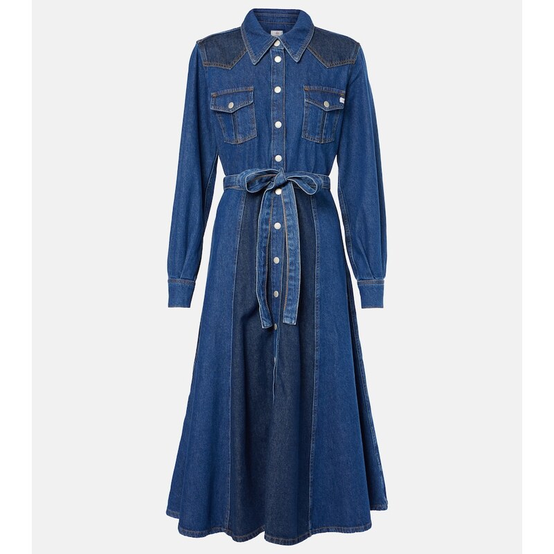 AG Jeans Marseille denim shirt dress