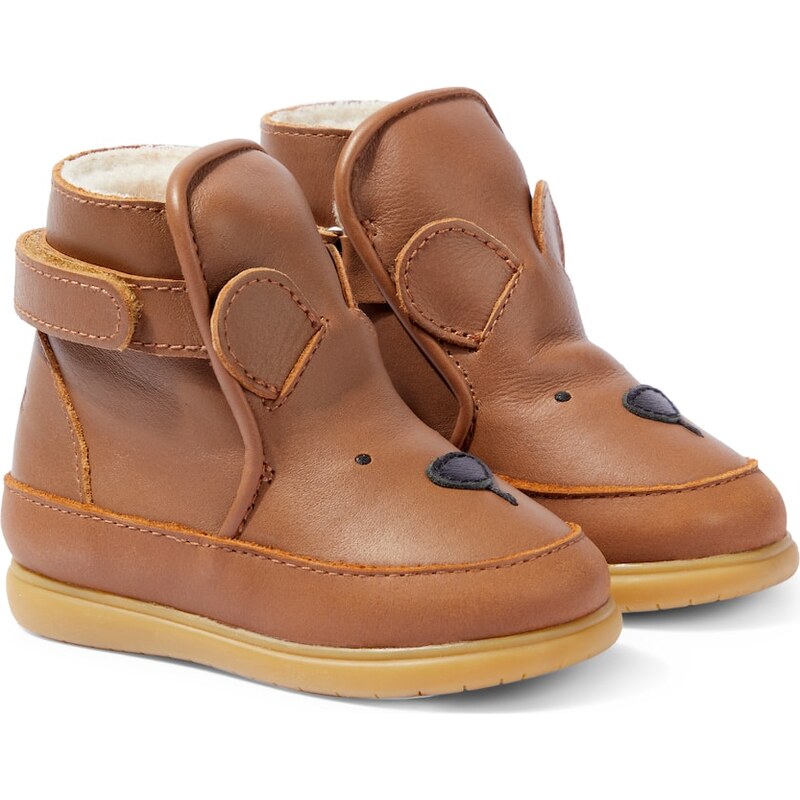 Donsje Baby Dubu leather booties