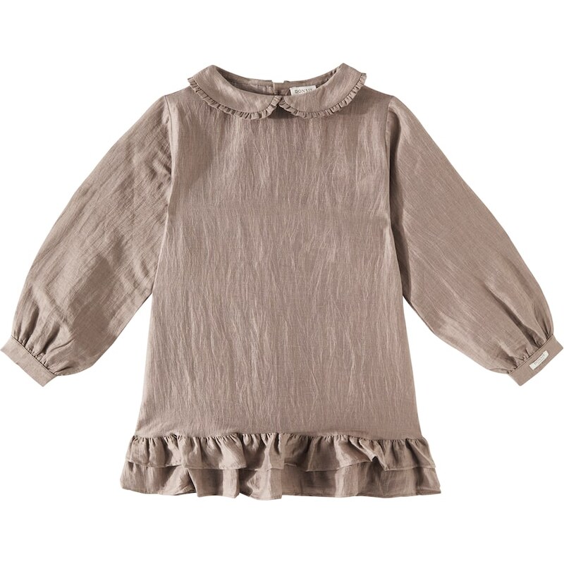 Donsje Luus ruffled hemp-blend dress
