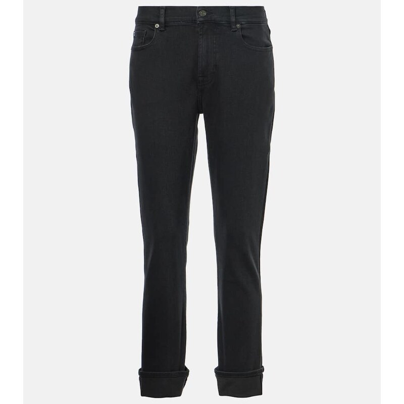 7 For All Mankind Relaxed Skinny low-rise skinny jeans
