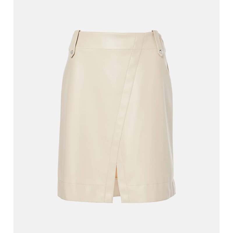 Max Mara Leisure Aere coated jersey miniskirt
