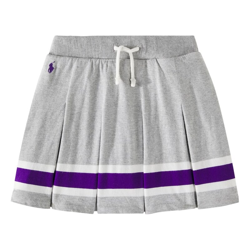 Polo Ralph Lauren Kids Pleated cotton skirt