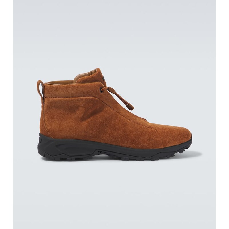 Zegna Triple Stitch Vetta suede sneakers