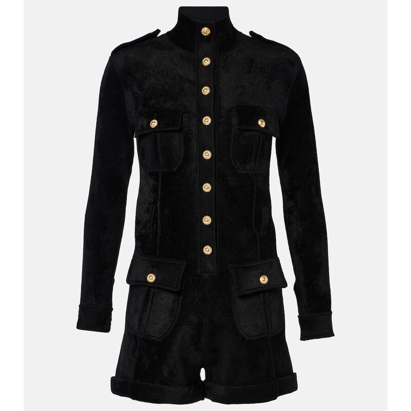 Dámské overaly Tom Ford v barvě černá, model Velvet romper