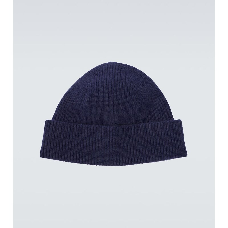 Zegna Ribbed-knit cashmere beanie