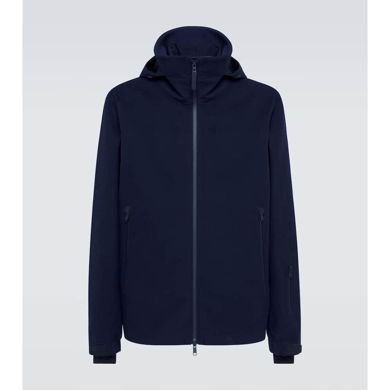 Zegna Cashmere snowboardová bunda modré barvy