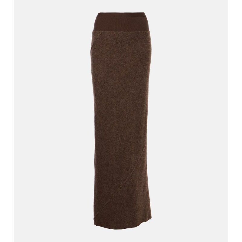 Rick Owens Coda wool maxi skirt