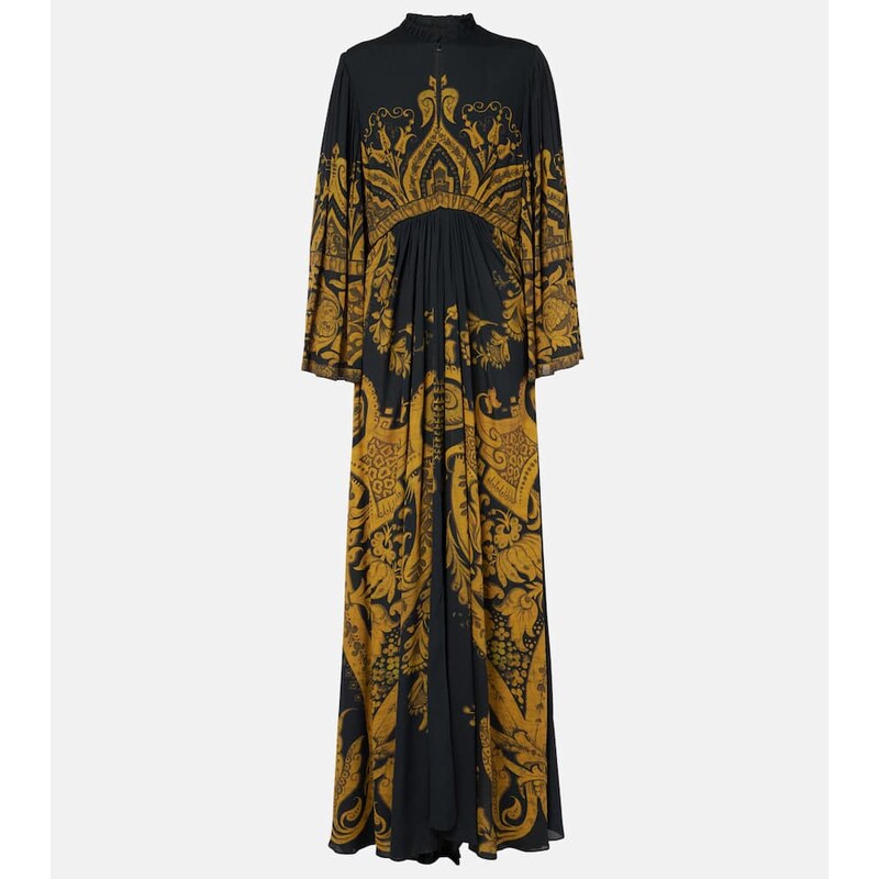 Etro Printed crÃªpe jersey gown